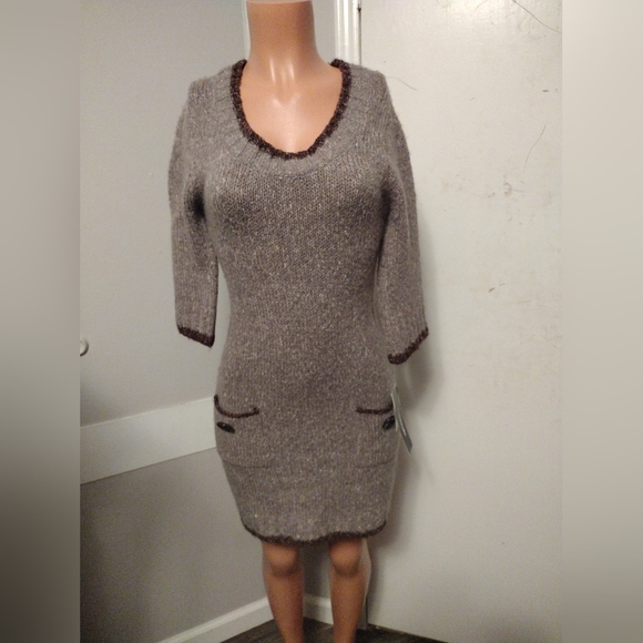 Mymichelle winter brownish 🤎 dress size Small - Picture 2 of 6